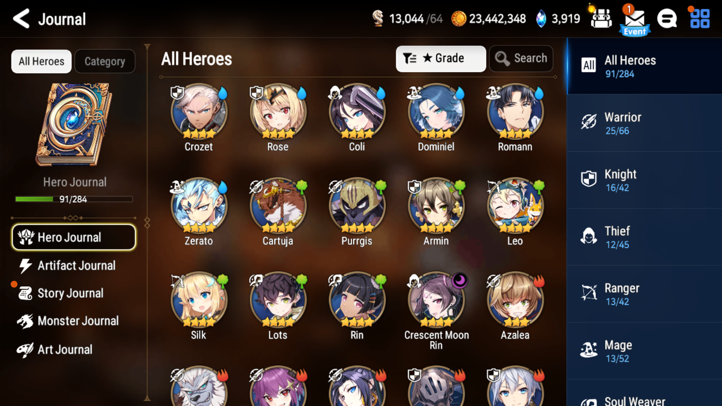 [Global][INSTANT]Epic 7 Seven Rimuru Briar Witch Iseria + pulls + Name Starter Account-Mobile Games Starter