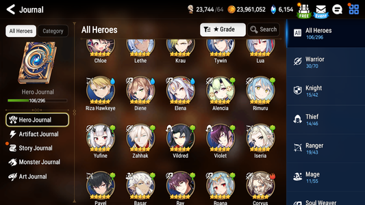 [Global][INSTANT]Epic 7 Seven Rimuru Diene Lethe + Name Starter Account-Mobile Games Starter