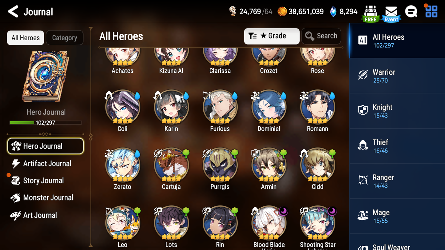 [Global][INSTANT]Epic 7 Seven Specimen Sez Tamarinne Iseria Starter Account-Mobile Games Starter