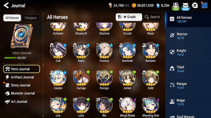 [Global][INSTANT]Epic 7 Seven Specimen Sez Tamarinne Iseria Starter Account-Mobile Games Starter