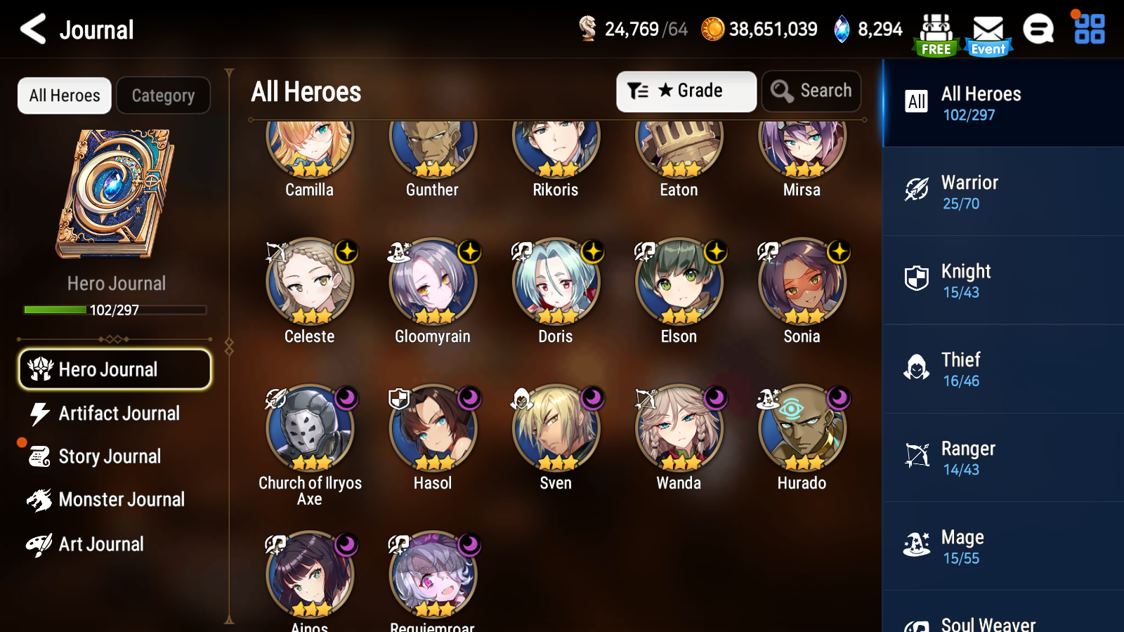 [Global][INSTANT]Epic 7 Seven Specimen Sez Tamarinne Iseria Starter Account-Mobile Games Starter