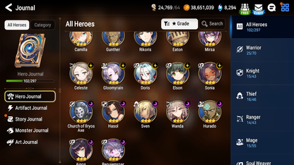 [Global][INSTANT]Epic 7 Seven Specimen Sez Tamarinne Iseria Starter Account-Mobile Games Starter