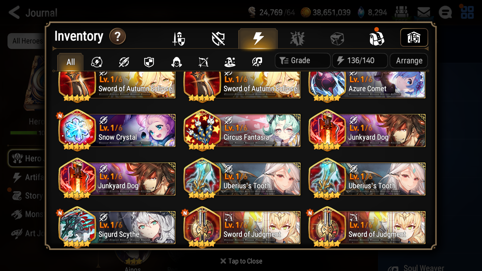 [Global][INSTANT]Epic 7 Seven Specimen Sez Tamarinne Iseria Starter Account-Mobile Games Starter