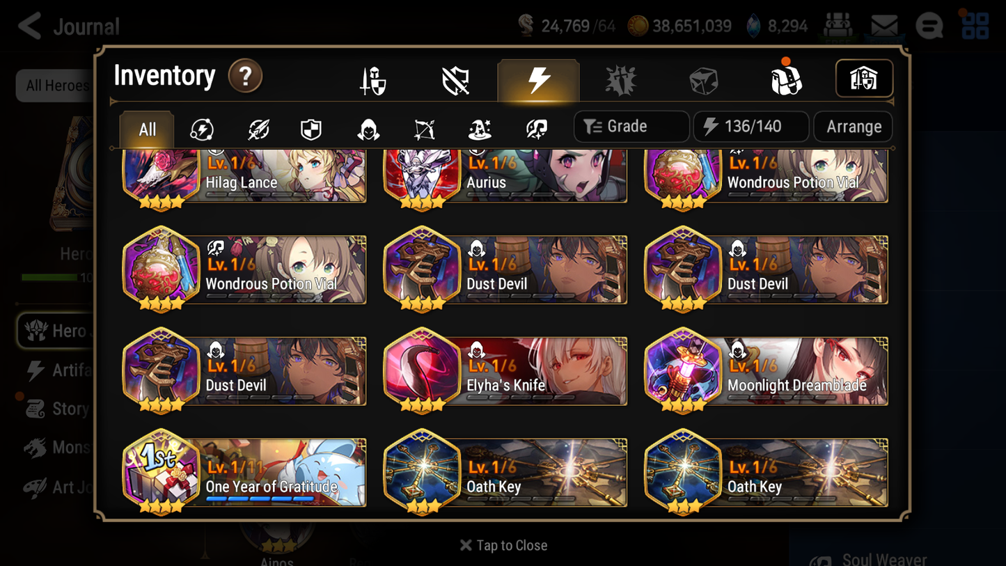 [Global][INSTANT]Epic 7 Seven Specimen Sez Tamarinne Iseria Starter Account-Mobile Games Starter