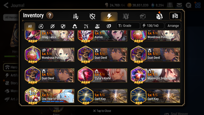 [Global][INSTANT]Epic 7 Seven Specimen Sez Tamarinne Iseria Starter Account-Mobile Games Starter