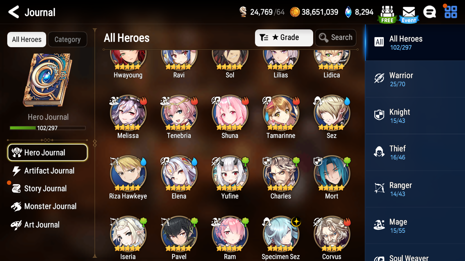 [Global][INSTANT]Epic 7 Seven Specimen Sez Tamarinne Iseria Starter Account-Mobile Games Starter