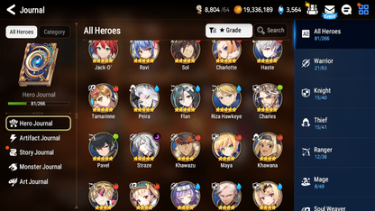 [Global][INSTANT]Epic 7 Seven Straze Jack Tamarinne + pulls + Name Starter Account-Mobile Games Starter