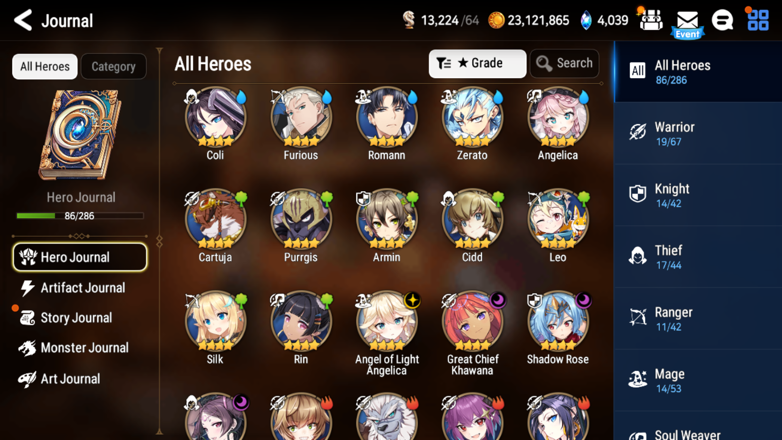 [Global][INSTANT]Epic 7 Seven Top Model Luluca Angel of Light Angelica + Name Starter Account-Mobile Games Starter