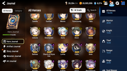 [Global][INSTANT]Epic 7 Seven Top Model Luluca Diene Moon Bunny Dominiel + Name Starter Account-Mobile Games Starter