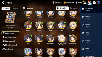 [Global][INSTANT]Epic 7 Seven Twisted Eidolon Kayron Angel of Light Angelica+Name Starter Account-Mobile Games Starter