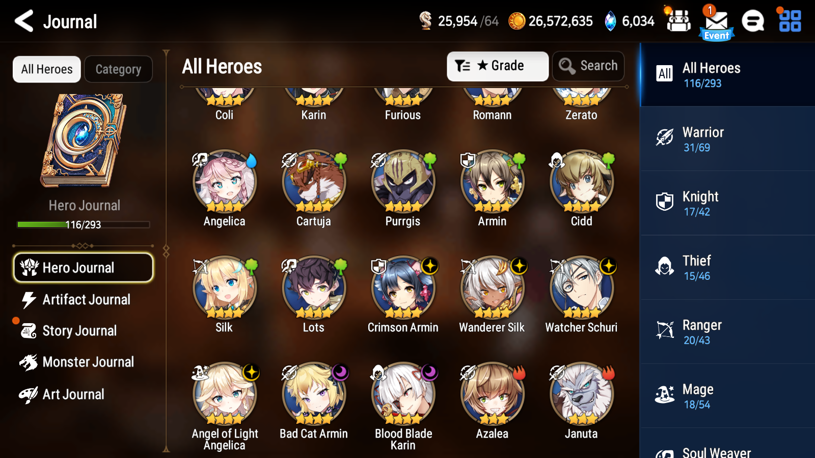 [Global][INSTANT]Epic 7 Seven Zio Tamarinne Angel of Light Angelica + Name Starter Account-Mobile Games Starter