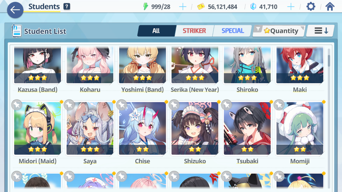 [GLOBAL/NA] [INSTANT] 2 limited 14x3* Kazusa Yoshimi (Band) + 41k Pyroxene gems Blue Archive Starter Account-Mobile Games Starter