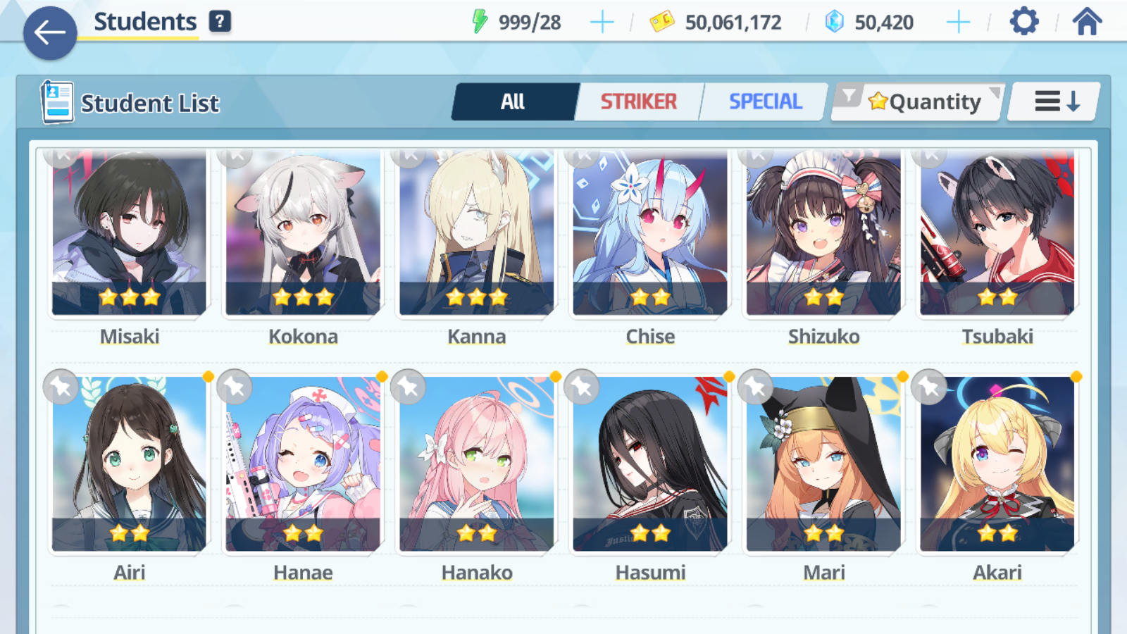 [GLOBAL/NA] [INSTANT] 2 limited 15x3* Dress Hina Swimsuit Hoshino + 50k Pyroxene gems Blue Archive Starter Account-Mobile Games Starter