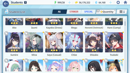 [GLOBAL/NA] [INSTANT] 2 limited 15x3* Kazusa Yoshimi (Band) + 63k Pyroxene gems Blue Archive Starter Account-Mobile Games Starter