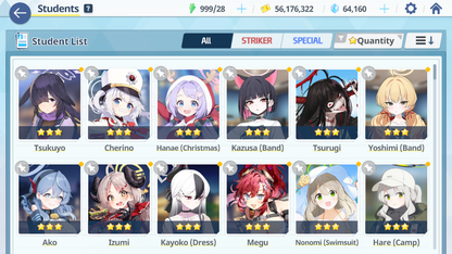 [GLOBAL/NA] [INSTANT] 2 limited 15x3* Kazusa Yoshimi (Band) + 63k Pyroxene gems Blue Archive Starter Account-Mobile Games Starter