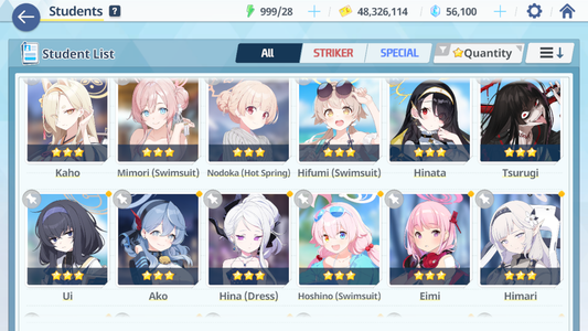 [GLOBAL/NA] [INSTANT] 2 limited 16x3* Dress Hina Swimsuit Hoshino + 56k Pyroxene gems Blue Archive Starter Account-Mobile Games Starter