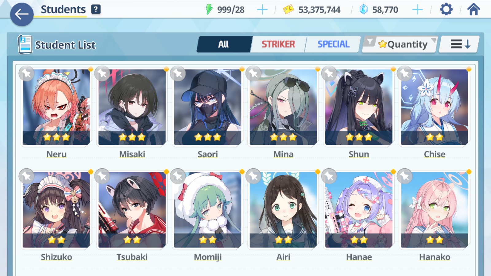 [GLOBAL/NA] [INSTANT] 2 limited 17x3* Mika Summer Hoshino + 50k Pyroxene gems Blue Archive Starter Account-Mobile Games Starter