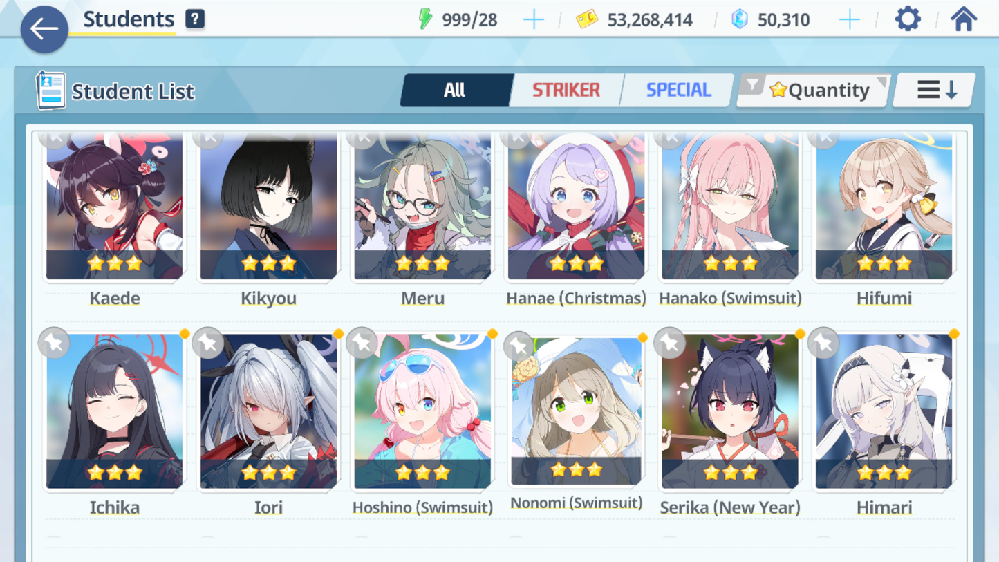 [GLOBAL/NA] [INSTANT] 2 limited 18x3* Hanako Summer Hoshino + 50k Pyroxene gems Blue Archive Starter Account-Mobile Games Starter