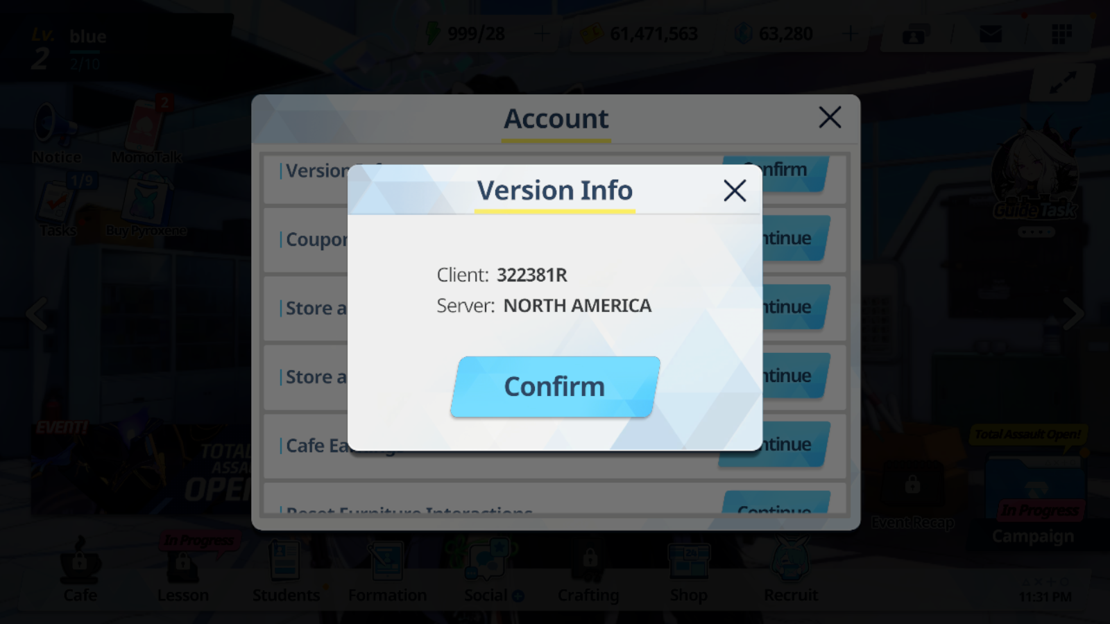 [GLOBAL/NA] [INSTANT] 2 limited Mari Sakurako (Pop Idol) + 63k Pyroxene gems Blue Archive Starter Account #3-Mobile Games Starter