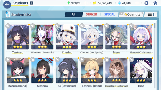 [GLOBAL/NA] [INSTANT] 3 limited 17x3* Kazusa Yoshimi (Band) Summer Ui + 41k Pyroxene gems Blue Archive Starter Account-Mobile Games Starter