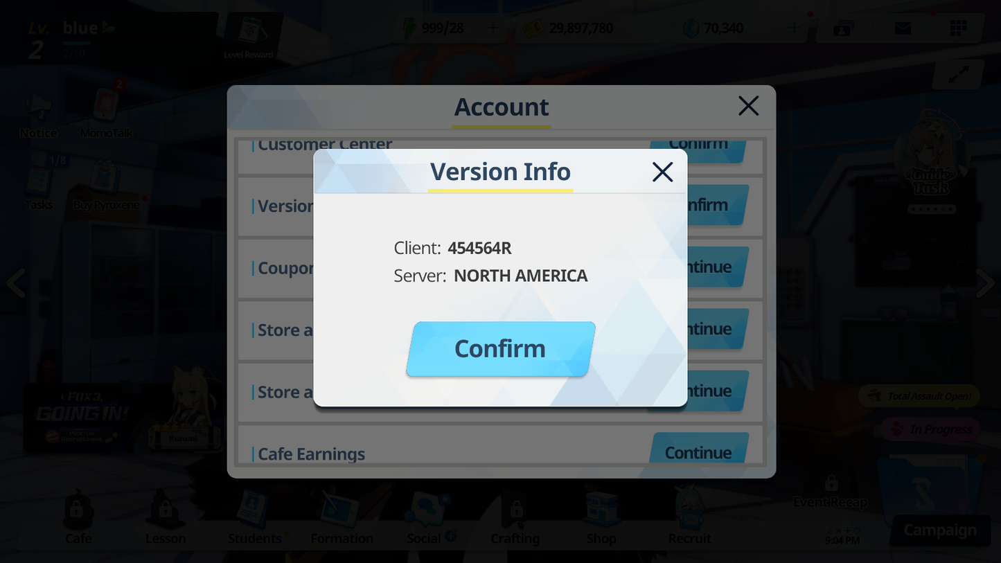 [GLOBAL/NA] [INSTANT] 3 limited Niko + Kurumi + Summer Seia + 70300 Pyroxene gems Blue Archive Starter Account-Mobile Games Starter
