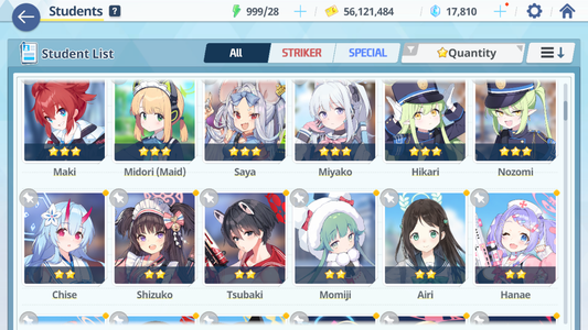 [GLOBAL/NA] [INSTANT] 4 limited 18x3* Hikari Nozomi Kazusa Yoshimi (Band) + 18k Pyroxene gems Blue Archive Starter Account-Mobile Games Starter