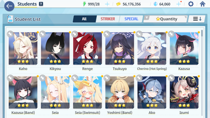 [GLOBAL/NA] [INSTANT] 5 limited 19x3* double Seia Swimsuit Asuna Kazusa Yoshimi (Band) + 63k Pyroxene gems Blue Archive Starter Account-Mobile Games Starter