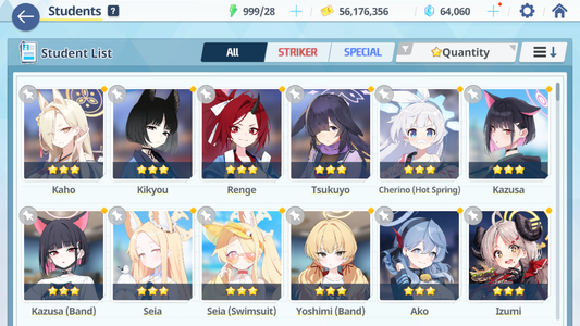 [GLOBAL/NA] [INSTANT] 5 limited 19x3* double Seia Swimsuit Asuna Kazusa Yoshimi (Band) + 63k Pyroxene gems Blue Archive Starter Account-Mobile Games Starter