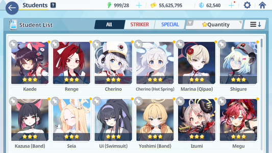[GLOBAL/NA] [INSTANT] 5 limited 19x3* Seia Asuna Kazusa Yoshimi (Band) Summer Ui + 62k Pyroxene gems Blue Archive Starter Account-Mobile Games Starter