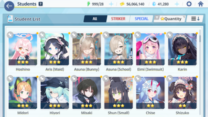 [GLOBAL/NA] [INSTANT] 5 limited 22x3* Seia Asuna Kazusa Yoshimi (Band) Summer Ui + 40k Pyroxene gems Blue Archive Starter Account-Mobile Games Starter