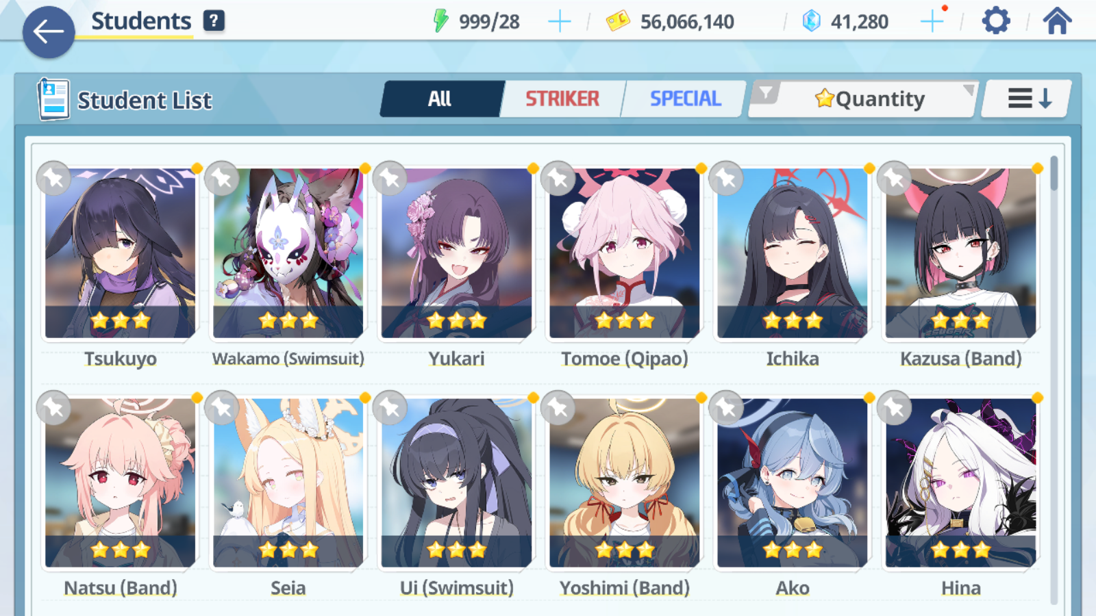 [GLOBAL/NA] [INSTANT] 5 limited 25x3* Seia Asuna Kazusa Yoshimi (Band) Summer Ui + 40k Pyroxene gems Blue Archive Starter Account-Mobile Games Starter