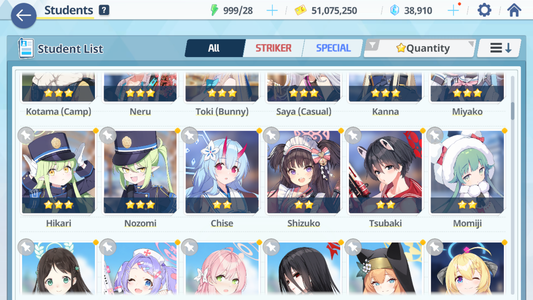 [GLOBAL/NA] [INSTANT] 5 limited 26x3* Hikari Nozomi Seia Kazusa Yoshimi (Band) + 38k Pyroxene gems Blue Archive Starter Account-Mobile Games Starter