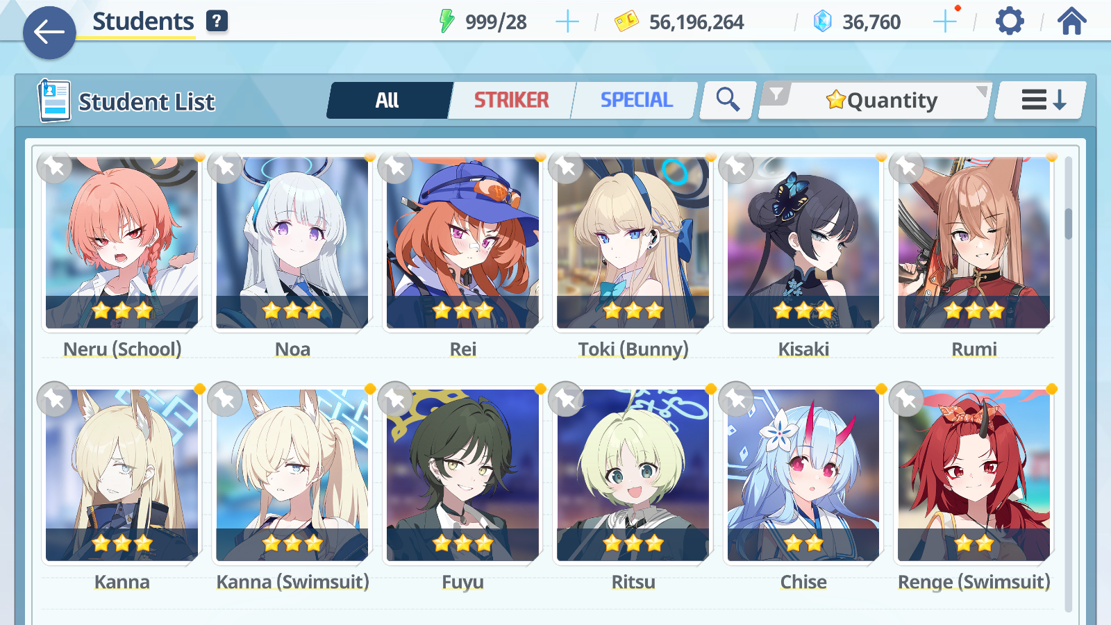 [GLOBAL/NA] [INSTANT] 9 limited 33x3* Kei Aris Nagisa Hoshino Shiroko Terror Neru Seia Kazusa Yoshimi (Band) + 36k Pyroxene gems Blue Archive Starter Account-Mobile Games Starter