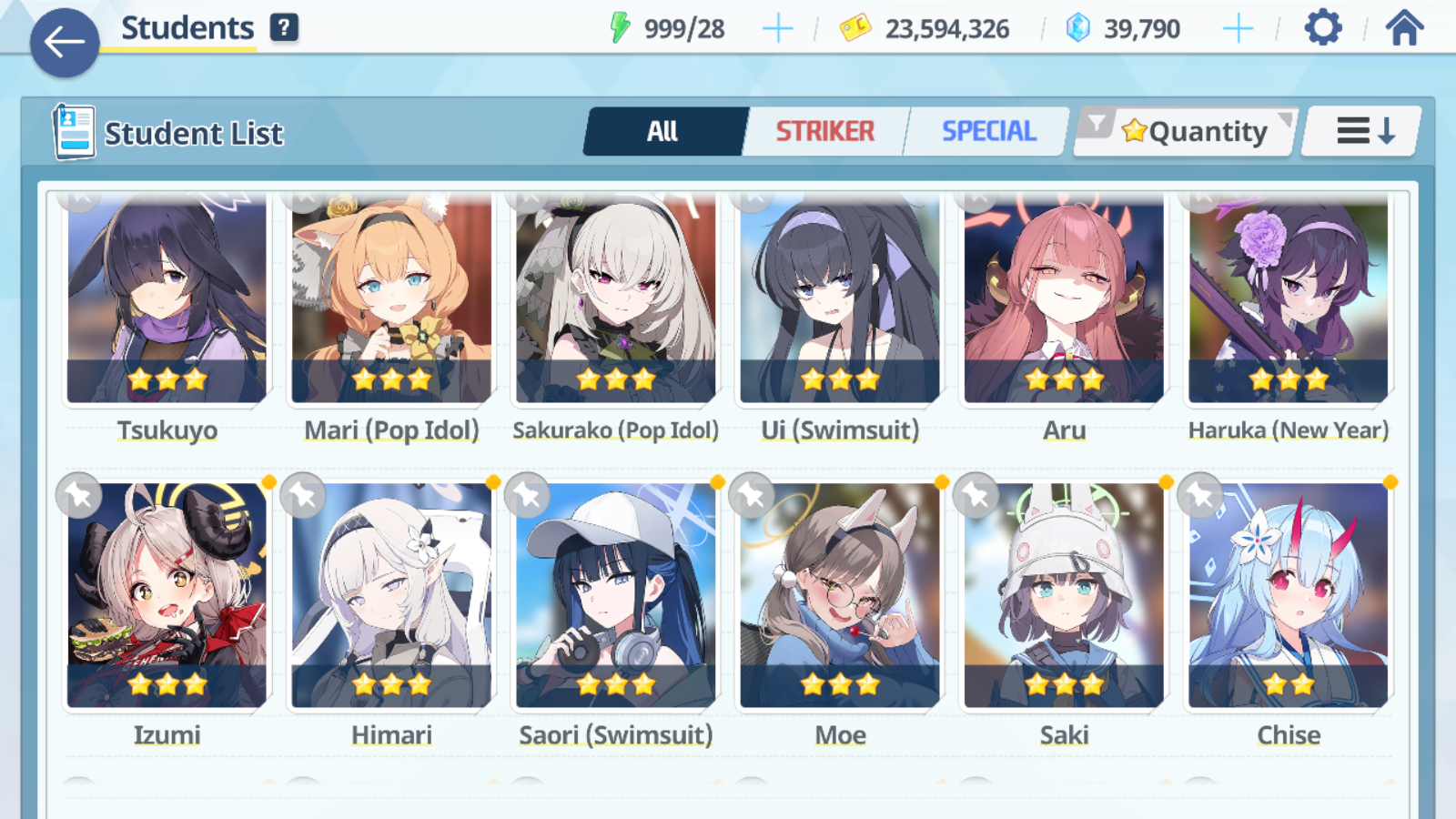 [GLOBAL/NA][INSTANT] 11x3* 4 limited Mari Sakurako (Pop Idol) Saori Ui + 40k Pyroxene gems Blue Archive Starter Account-Mobile Games Starter