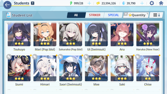 [GLOBAL/NA][INSTANT] 11x3* 4 limited Mari Sakurako (Pop Idol) Saori Ui + 40k Pyroxene gems Blue Archive Starter Account-Mobile Games Starter