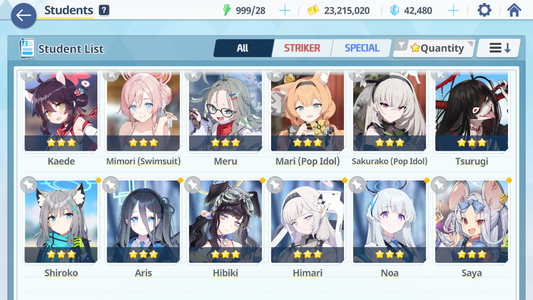 [GLOBAL/NA][INSTANT] 13x3* 2 limited Mari Sakurako (Pop Idol)+ 42k Pyroxene gems Blue Archive Starter Account-Mobile Games Starter