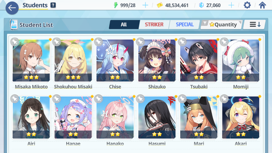 [GLOBAL/NA][INSTANT] 14x3* Railgun Mikoto Misaki + 27000 gems Blue Archive Starter Account-Mobile Games Starter