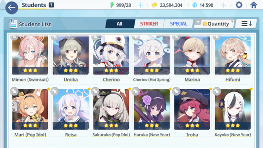 [GLOBAL/NA][INSTANT] 18x3* 2 limited Mari Sakurako (Pop Idol) + 14k Pyroxene gems Blue Archive Starter Account-Mobile Games Starter