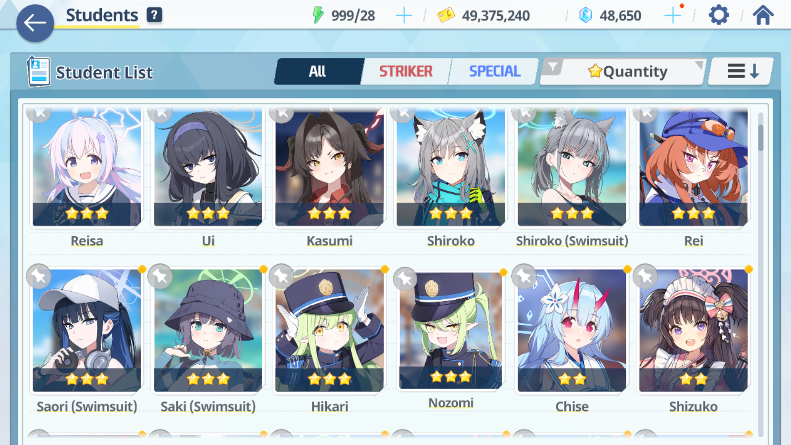 [GLOBAL/NA][INSTANT] 2 limited 10x3* Hikari Nozomi + 48k Pyroxene gems Blue Archive Starter Account-Mobile Games Starter