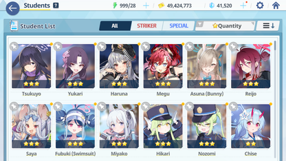 [GLOBAL/NA][INSTANT] 2 limited 11x3* Hikari Nozomi + 41k Pyroxene gems Blue Archive Starter Account-Mobile Games Starter