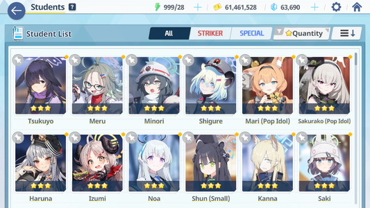 [GLOBAL/NA][INSTANT] 2 limited 12x3* Mari Sakurako (Pop Idol) + 63k Pyroxene gems Blue Archive Starter Account-Mobile Games Starter