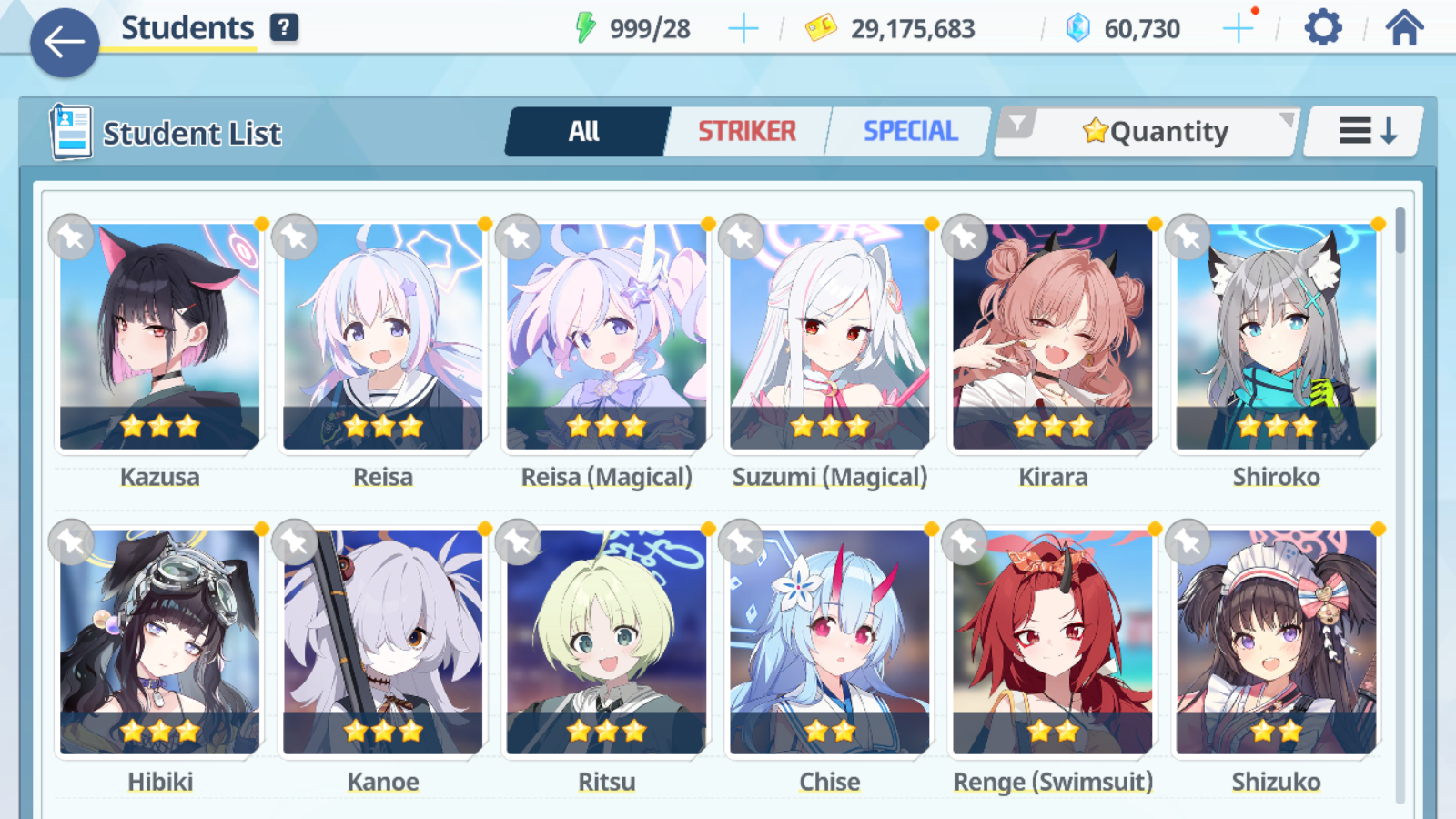 [GLOBAL/NA][INSTANT] 2 limited 9x3* Suzumi Reisa (Magical) + 60k Pyroxene gems Blue Archive Starter Account-Mobile Games Starter