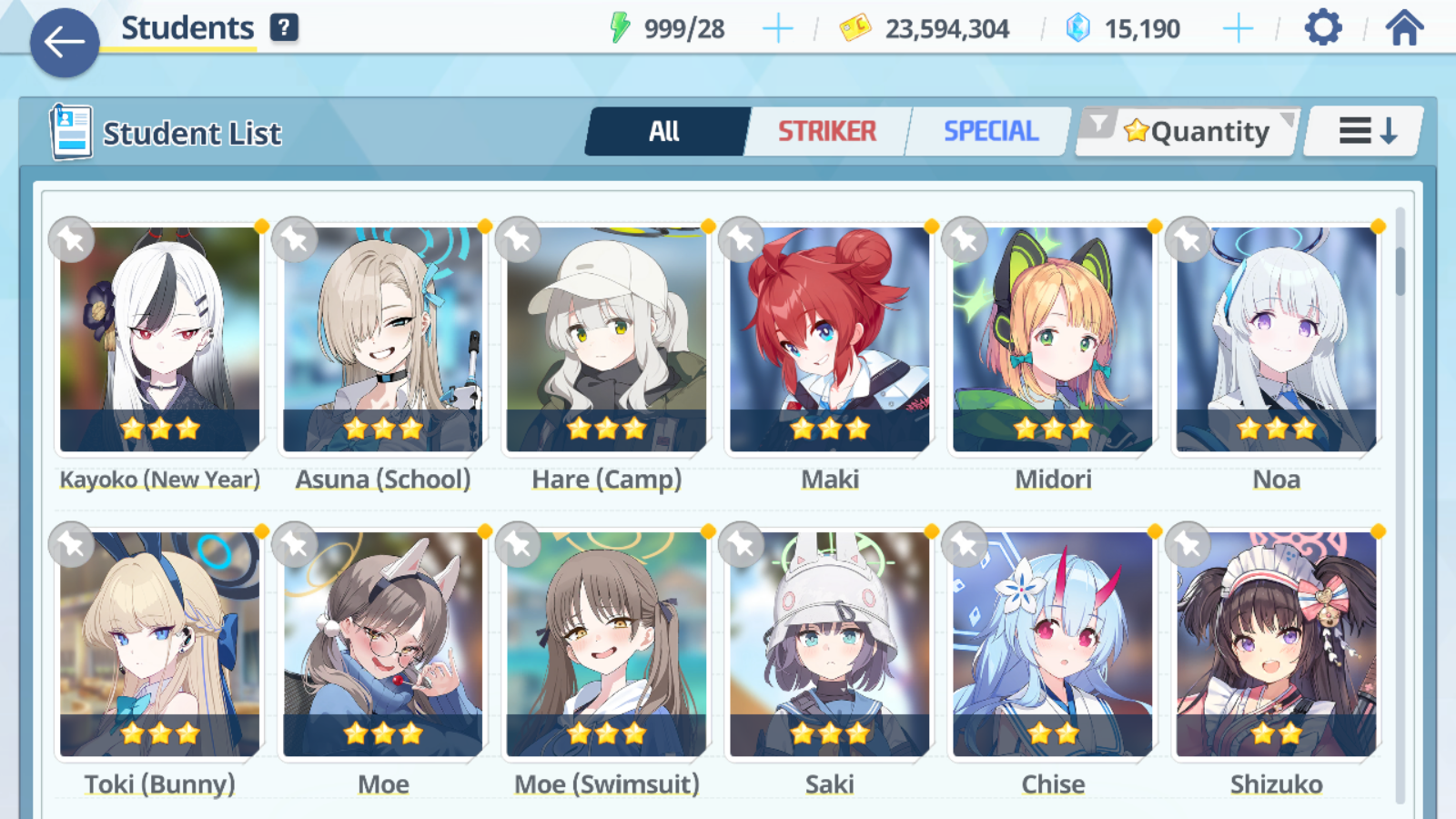 [GLOBAL/NA][INSTANT] 22x3* 4 limited Seia Asuna Mari Sakurako (Pop Idol) + 14k Pyroxene gems Blue Archive Starter Account-Mobile Games Starter