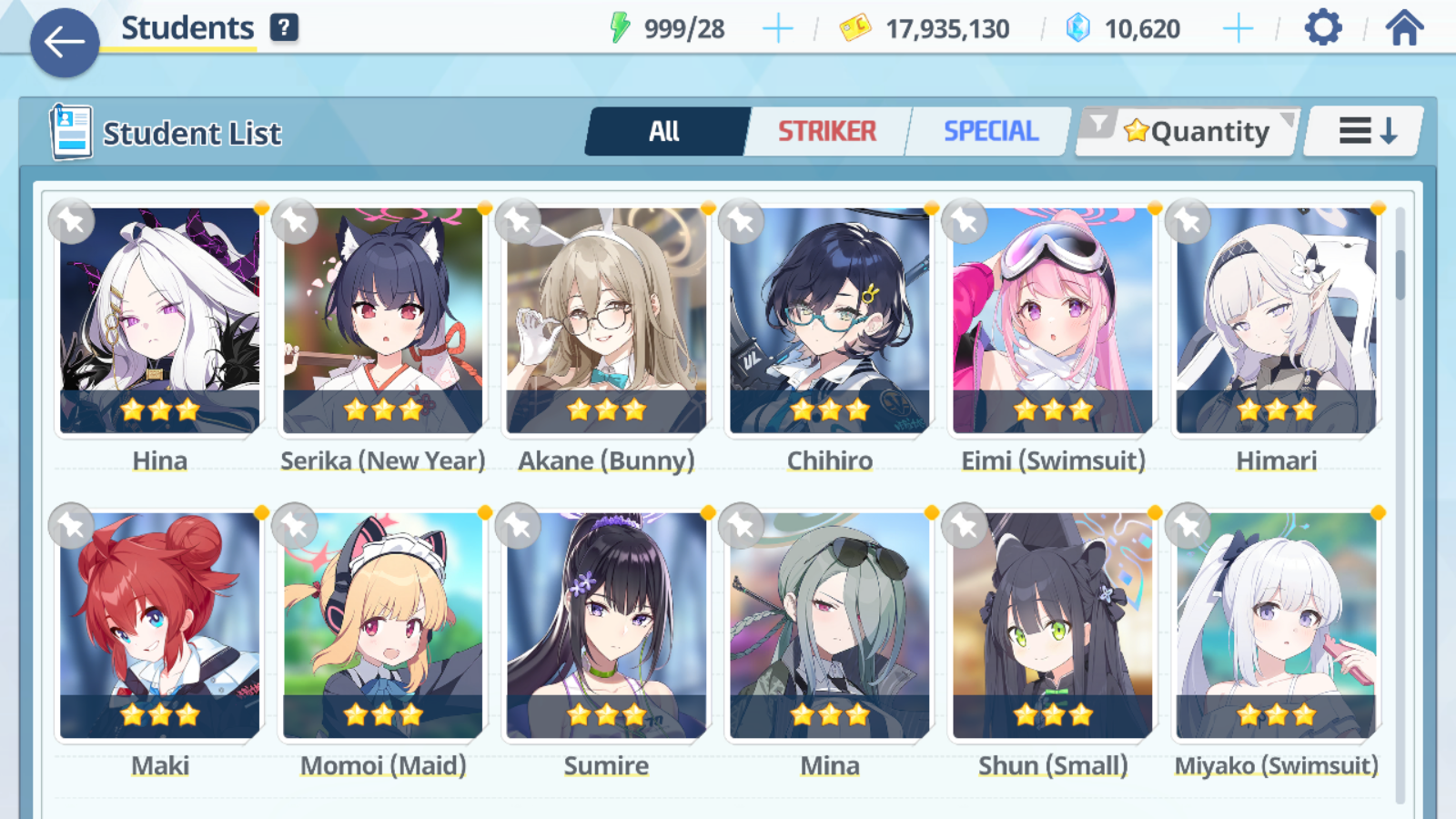 [GLOBAL/NA][INSTANT] 25x3* 4 limited Seia Mari Sakurako (Pop Idol) Ui + 10k Pyroxene gems Blue Archive Starter Account-Mobile Games Starter