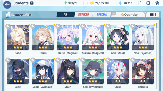 [GLOBAL/NA][INSTANT] 3 limited 10x3* Suzumi Reisa (Magical) Saori + 70k Pyroxene gems Blue Archive Starter Account-Mobile Games Starter