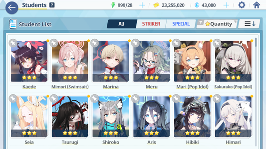 [GLOBAL/NA][INSTANT] 3 limited 17x3* Seia Mari Sakurako (Pop Idol)+ 42k Pyroxene gems Blue Archive Starter Account-Mobile Games Starter