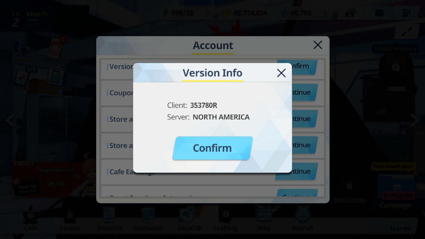 [GLOBAL/NA][INSTANT] 4 limited 13x3* Rio Neru Seia Asuna + 60k Pyroxene gems Blue Archive Starter Account-Mobile Games Starter