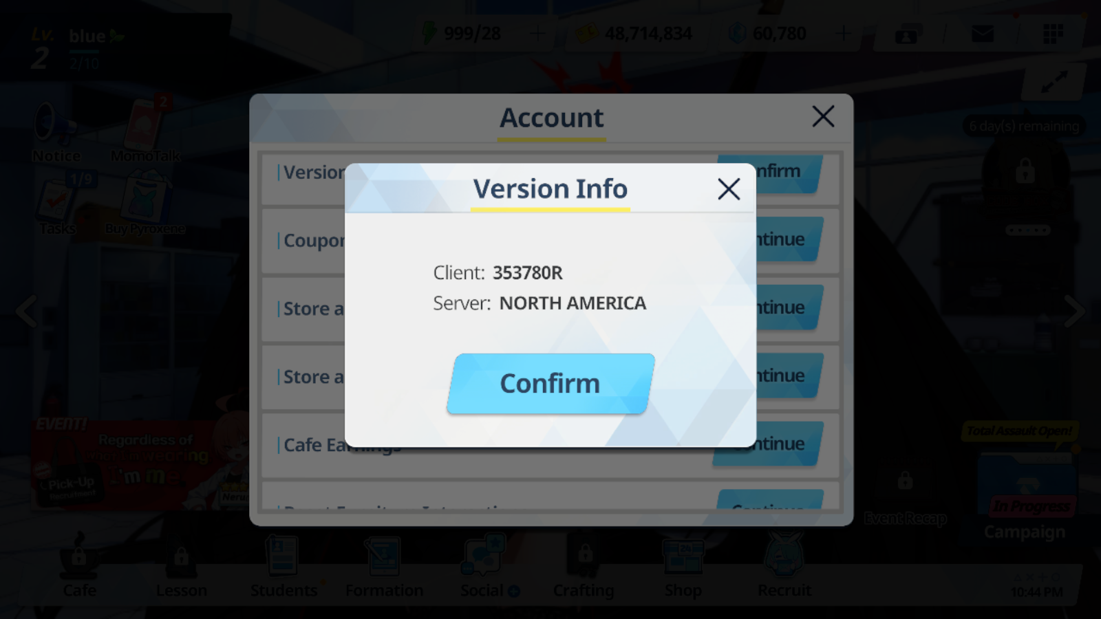 [GLOBAL/NA][INSTANT] 4 limited 13x3* Rio Neru Seia Asuna + 60k Pyroxene gems Blue Archive Starter Account-Mobile Games Starter