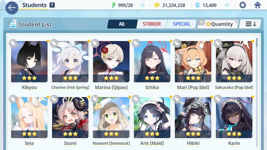 [GLOBAL/NA][INSTANT] 4 limited 18x3* Seia Mari Sakurako (Pop Idol) Saori + 12k Pyroxene gems Blue Archive Starter Account-Mobile Games Starter