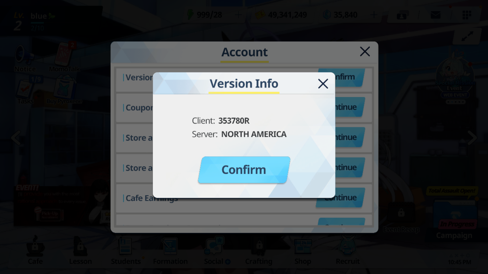 [GLOBAL/NA][INSTANT] 4 limited 19x3* Rio Neru Seia Asuna + 35k Pyroxene gems Blue Archive Starter Account-Mobile Games Starter